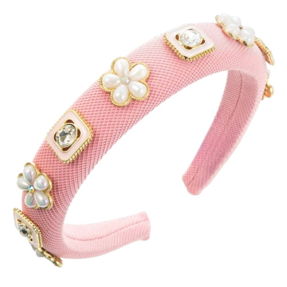 LXLM Pearl Floral Headband - Bellso